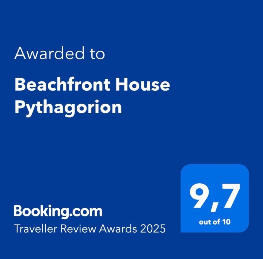Beachfront House Pythagorion Екстериор снимка